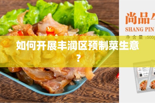 如何开展丰润区预制菜生意？