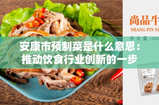 安康市预制菜是什么意思：推动饮食行业创新的一步