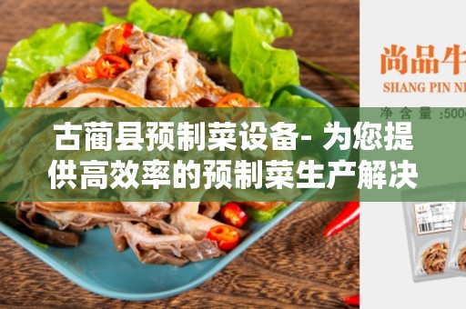 古蔺县预制菜设备- 为您提供高效率的预制菜生产解决方案