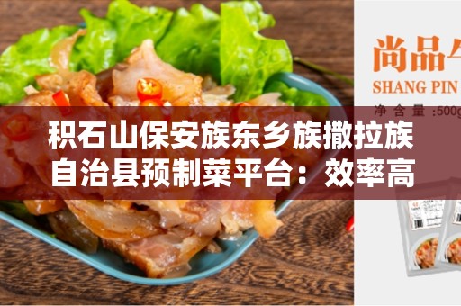 积石山保安族东乡族撒拉族自治县预制菜平台：效率高、方便快捷的饮食选择