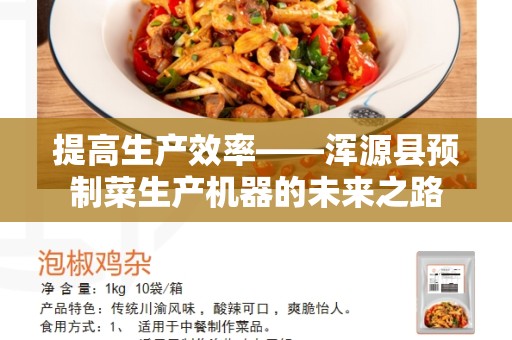 提高生产效率——浑源县预制菜生产机器的未来之路
