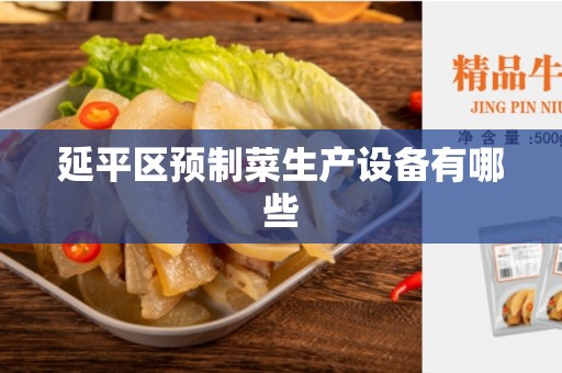 延平区预制菜生产设备有哪些