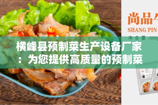 横峰县预制菜生产设备厂家：为您提供高质量的预制菜生产设备