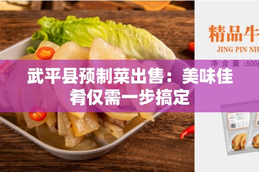 武平县预制菜出售：美味佳肴仅需一步搞定