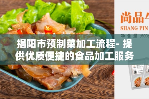 揭阳市预制菜加工流程- 提供优质便捷的食品加工服务