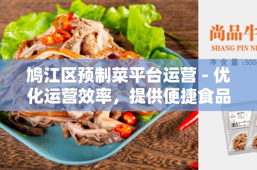 鸠江区预制菜平台运营 - 优化运营效率，提供便捷食品选购
