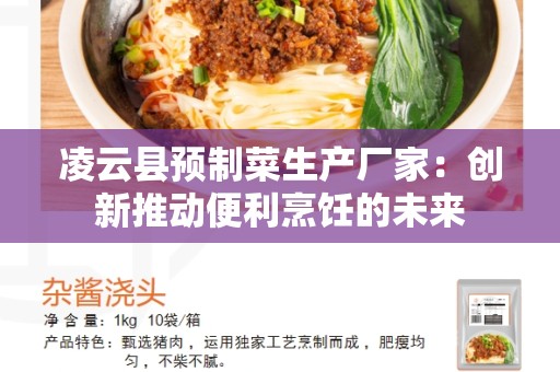 凌云县预制菜生产厂家：创新推动便利烹饪的未来