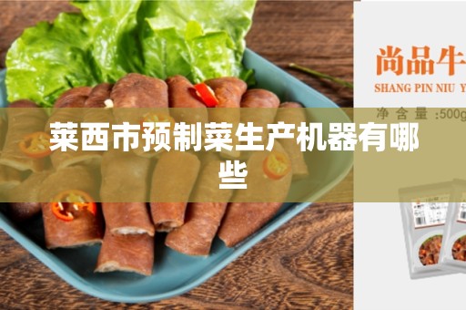 莱西市预制菜生产机器有哪些
