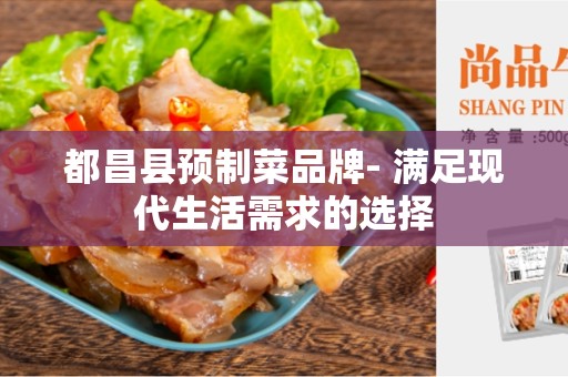 都昌县预制菜品牌- 满足现代生活需求的选择