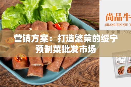 营销方案：打造繁荣的绥宁预制菜批发市场
