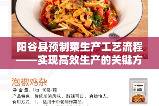 阳谷县预制菜生产工艺流程——实现高效生产的关键方法