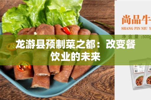 龙游县预制菜之都：改变餐饮业的未来