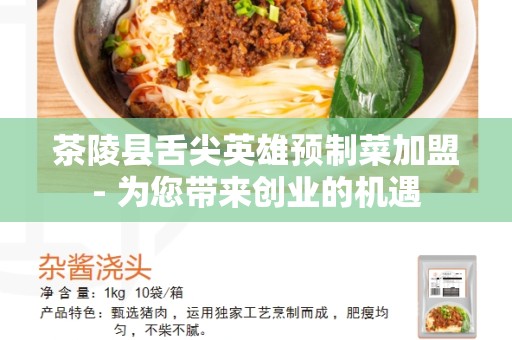 茶陵县舌尖英雄预制菜加盟- 为您带来创业的机遇