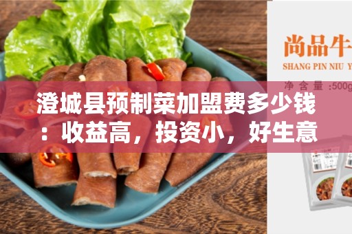 澄城县预制菜加盟费多少钱：收益高，投资小，好生意选择！