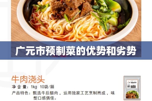 广元市预制菜的优势和劣势