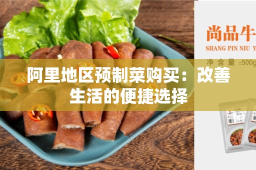 阿里地区预制菜购买：改善生活的便捷选择