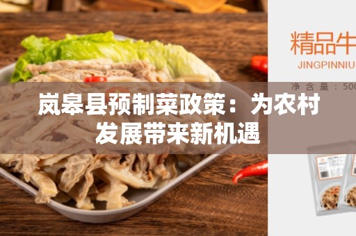 岚皋县预制菜政策：为农村发展带来新机遇