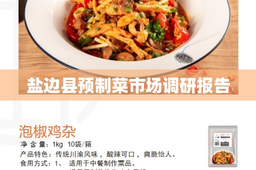 盐边县预制菜市场调研报告
