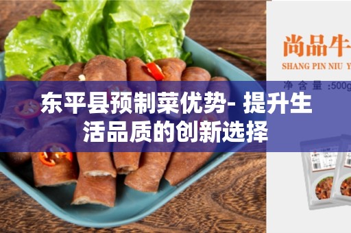东平县预制菜优势- 提升生活品质的创新选择