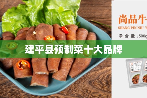 建平县预制菜十大品牌