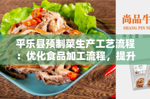 平乐县预制菜生产工艺流程：优化食品加工流程，提升生产效率与质量