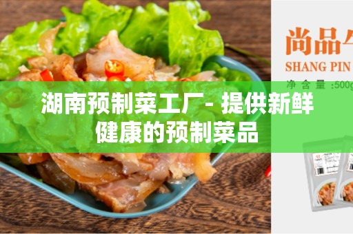 湖南预制菜工厂- 提供新鲜健康的预制菜品