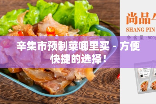 辛集市预制菜哪里买 - 方便快捷的选择！