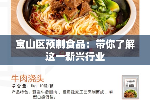 宝山区预制食品：带你了解这一新兴行业
