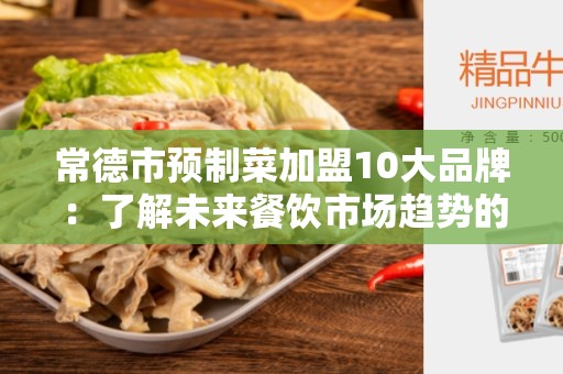 常德市预制菜加盟10大品牌：了解未来餐饮市场趋势的最佳选择