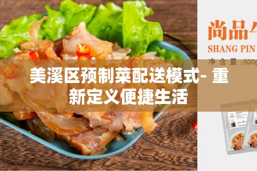 美溪区预制菜配送模式- 重新定义便捷生活
