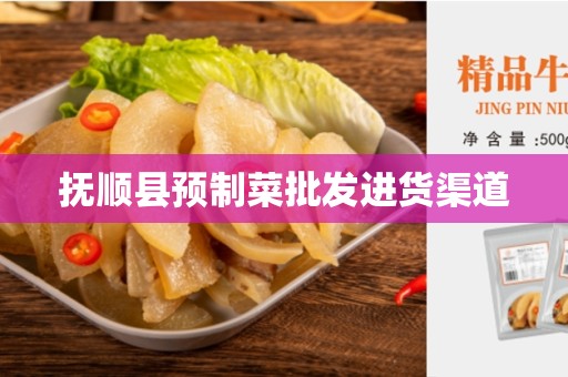 抚顺县预制菜批发进货渠道