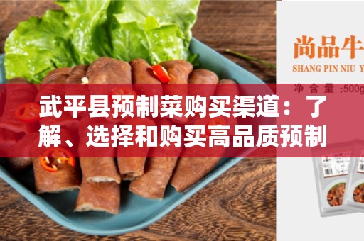 武平县预制菜购买渠道：了解、选择和购买高品质预制菜的最佳途径