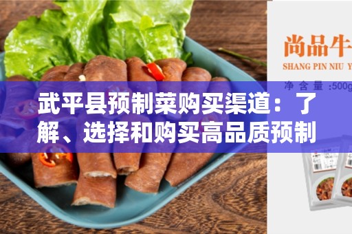 武平县预制菜购买渠道：了解、选择和购买高品质预制菜的最佳途径