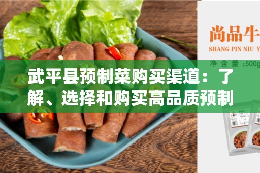武平县预制菜购买渠道：了解、选择和购买高品质预制菜的最佳途径