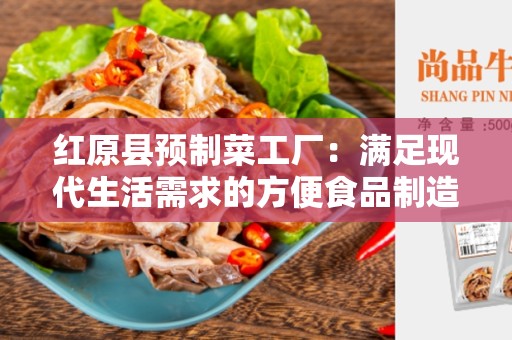 红原县预制菜工厂：满足现代生活需求的方便食品制造者