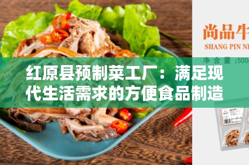 红原县预制菜工厂：满足现代生活需求的方便食品制造者