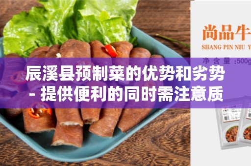 辰溪县预制菜的优势和劣势- 提供便利的同时需注意质量与健康问题