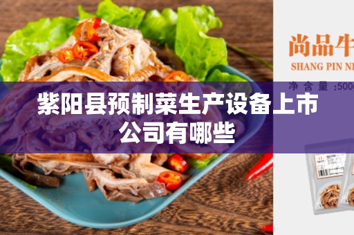 紫阳县预制菜生产设备上市公司有哪些