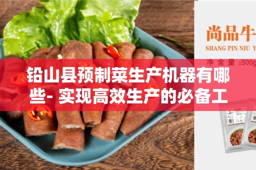 铅山县预制菜生产机器有哪些- 实现高效生产的必备工具