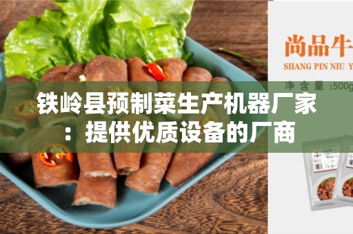 铁岭县预制菜生产机器厂家：提供优质设备的厂商