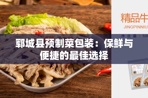 郓城县预制菜包装：保鲜与便捷的最佳选择