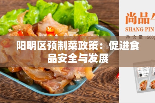 阳明区预制菜政策：促进食品安全与发展