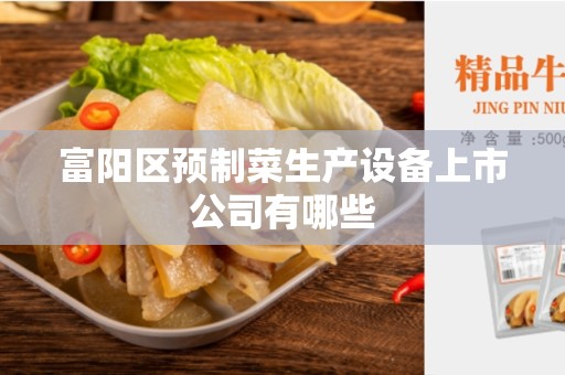 富阳区预制菜生产设备上市公司有哪些
