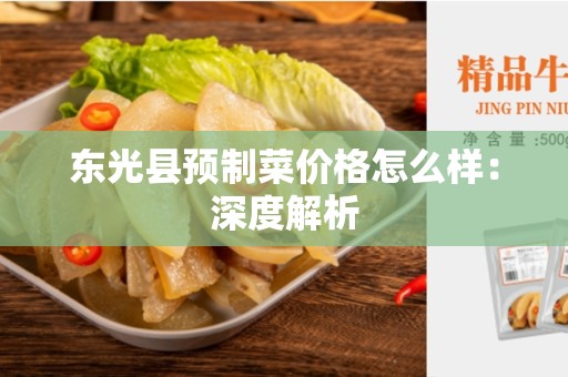 东光县预制菜价格怎么样：深度解析