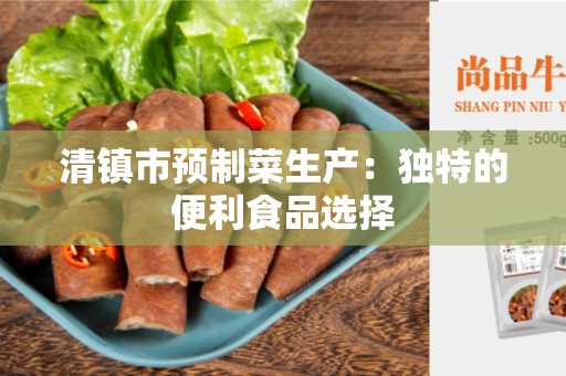 清镇市预制菜生产：独特的便利食品选择