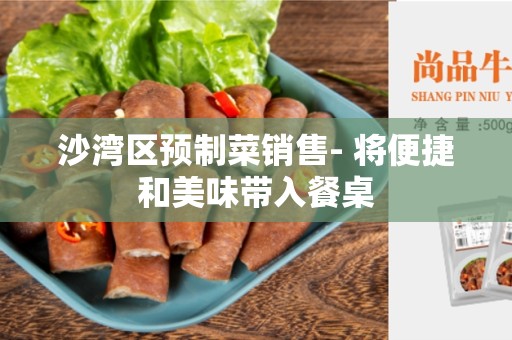 沙湾区预制菜销售- 将便捷和美味带入餐桌