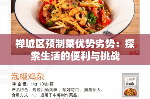 禅城区预制菜优势劣势：探索生活的便利与挑战