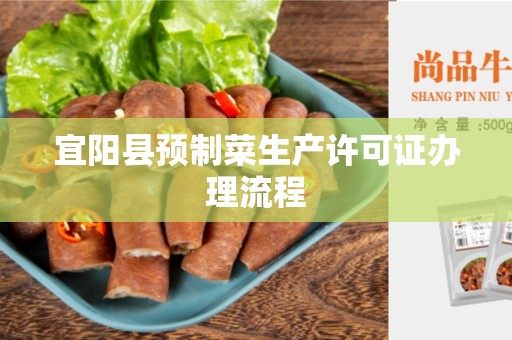 宜阳县预制菜生产许可证办理流程