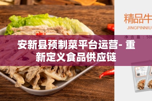 安新县预制菜平台运营- 重新定义食品供应链