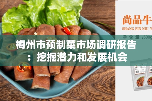 梅州市预制菜市场调研报告：挖掘潜力和发展机会